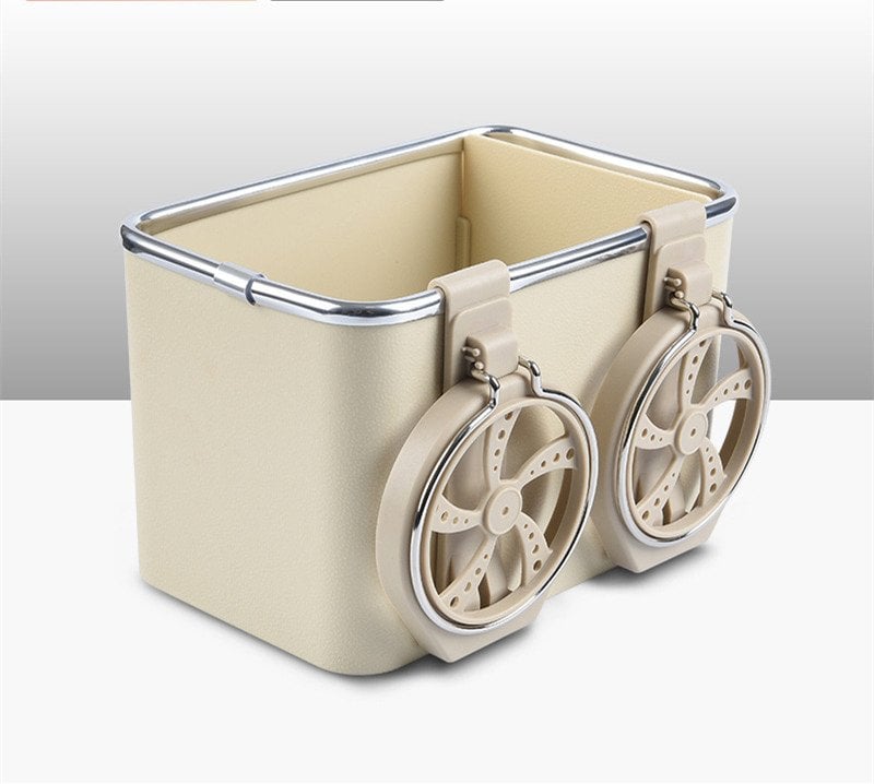 other : SafeBox - Opbergdoos voor Armsteunen van Auto's - Zwart in Beige van Pantino