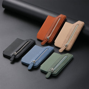 Phone Case : Portemonnee Zwart - PhoneCase - Telefoon Kaarthouder in van Pantino