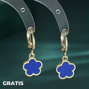 Earrings : Oorbellen Wit - Emma Sterretjes - Breng Geluk naar Je Toe in Zwart van Pantino