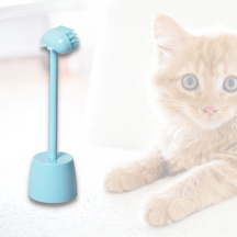 pets : Cat Massage Brush - Wit in Nog 2 op voorraad Blauw van Pantino