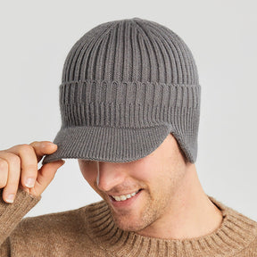 Beanie : Beanie Heren Marineblauw - BeanieCaps - Warme Gebreide Muts voor Buitenshuis in van Pantino