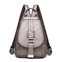 bags : LuxeBag - Lederen Dames Tas - Zwart in Zilver van Pantino
