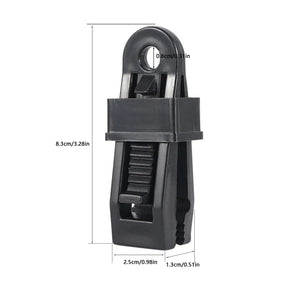 outdoor equipment : TarpLock - Verstelbare Handvatclip ( 5 + 5 ) - Zwart in van Pantino