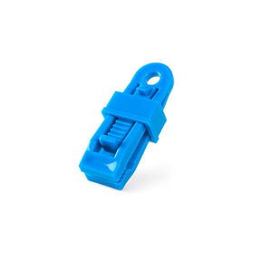 outdoor equipment : TarpLock - Verstelbare Handvatclip ( 5 + 5 ) - Zwart in Blauw 10 + 10 Stuks Gratis van Pantino
