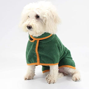 pets : Pet Badjas Microvezel - Groen in van Pantino