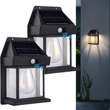 outdoor equipment : SolarLED - LED-Lamp op Zonne-Energie - 2x Zwart in 2x Zwart van Pantino
