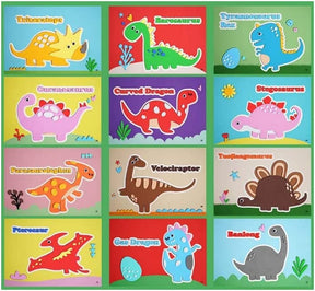 other : ArtBook - 3D Sticker Puzzels (12 Vellen) in Dinosauruswereld van Pantino