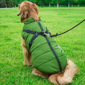 pets : PupSkiPro - Waterdicht Jacket Harnas - Blauw in van Pantino