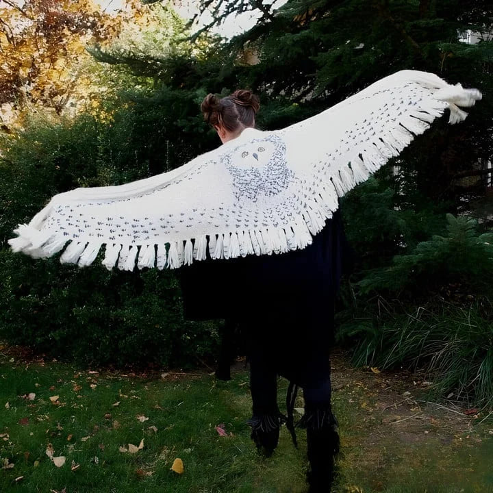 Scarf : LadyWrap - Retro Uilensjaal in van Pantino
