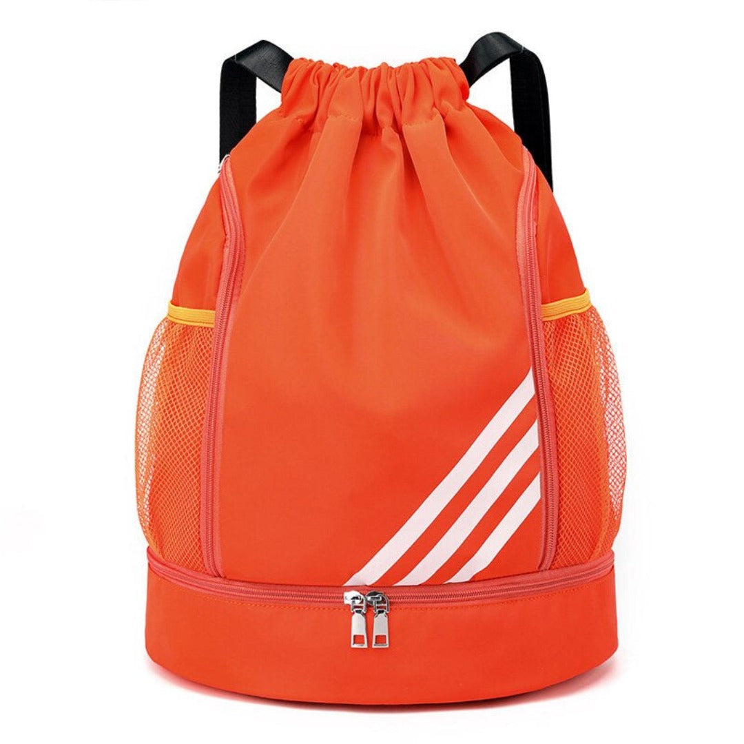 bags : Sporttas Zwart - SportsBag - Waterdichte voor Fitness en Reizen in Orange van Pantino