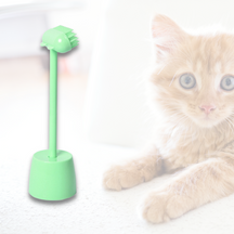 pets : Cat Massage Brush - Wit in Nog 2 op voorraad Groen van Pantino