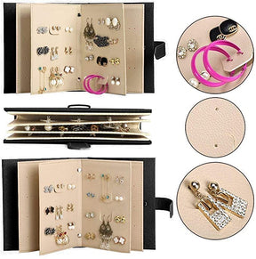 Jewelry Organizer : Juwelen Boek Organisator - Zwart in van Pantino