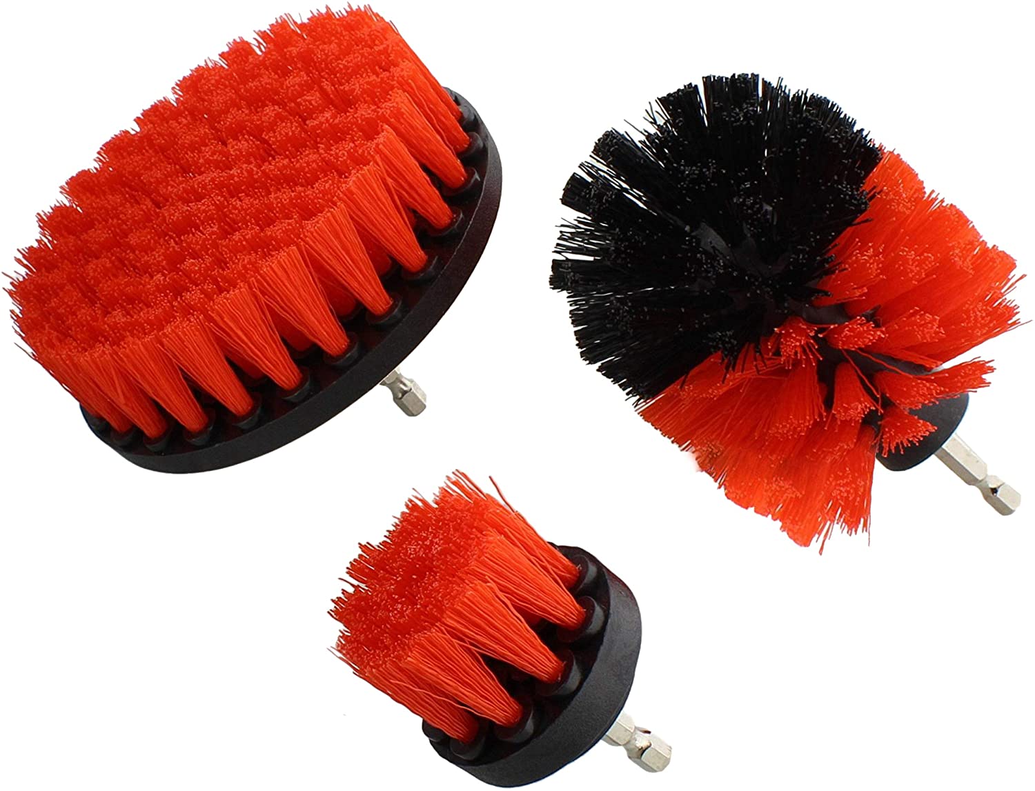 gadgets : Krachtige Boorborstelset 3-delig (Complete Set T.w.v €49.95) - Rood in Rood van Pantino