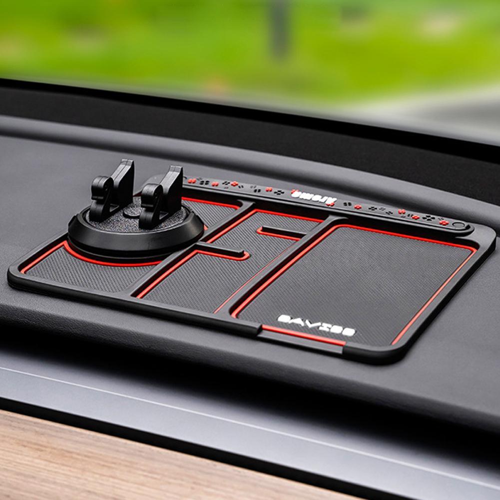 gadgets : DriveDeck - Mat voor Telefoonhouder op Dashboard - Rood in van Pantino