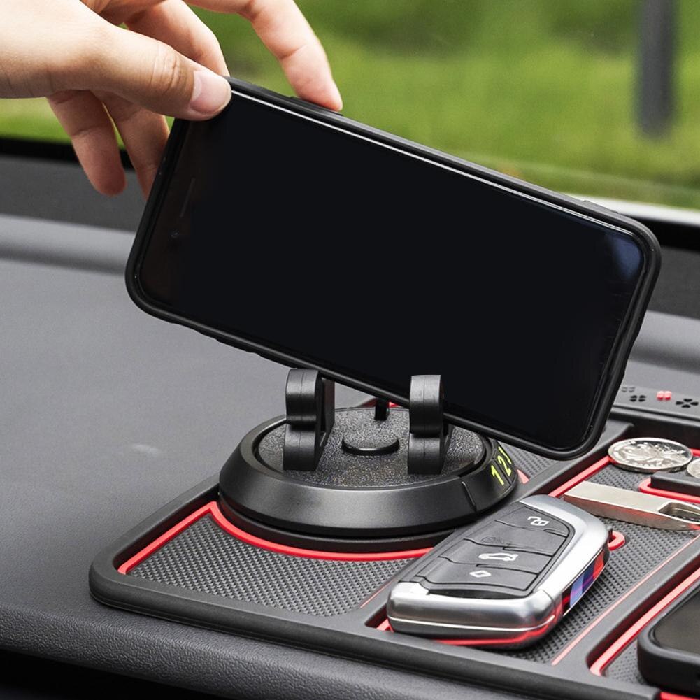 gadgets : DriveDeck - Mat voor Telefoonhouder op Dashboard - Rood in van Pantino