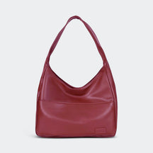 bags : HoboBag - Handtas met grote capaciteit (Copy 7-9) in Rood van Pantino