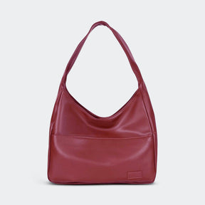 bags : HoboBag - Handtas met grote capaciteit (Copy 7-9) in Rood van Pantino