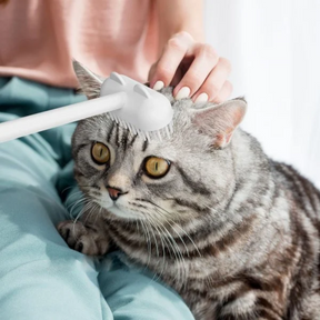 pets : Cat Massage Brush - Wit in van Pantino
