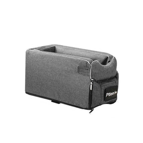 pets : Draagbaar Huisdier Autostoeltje - Grijs in Grijs 42x20x22cm van Pantino