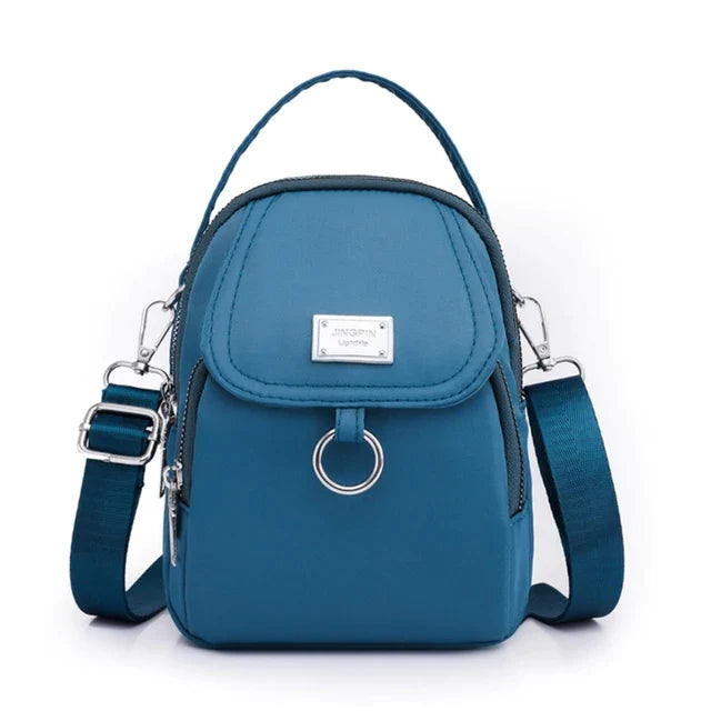 bags : Crossbody Tas Dames Zwart - Nylon Crossbody Tassen in van Pantino