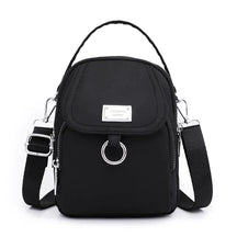 bags : Crossbody Tas Dames Zwart - Nylon Crossbody Tassen in Zwart van Pantino