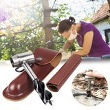 Bushcraft Handbohrer - Braun