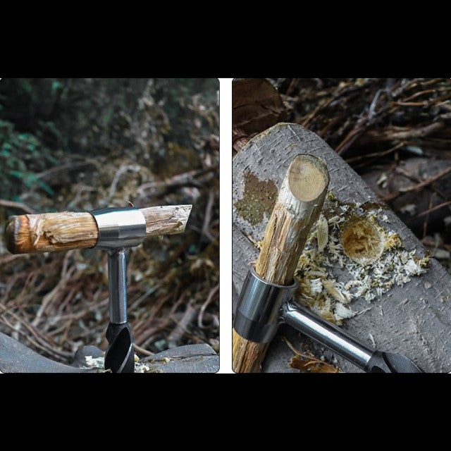 outdoor equipment : Bushcraft Handboor - Bruin in van Pantino