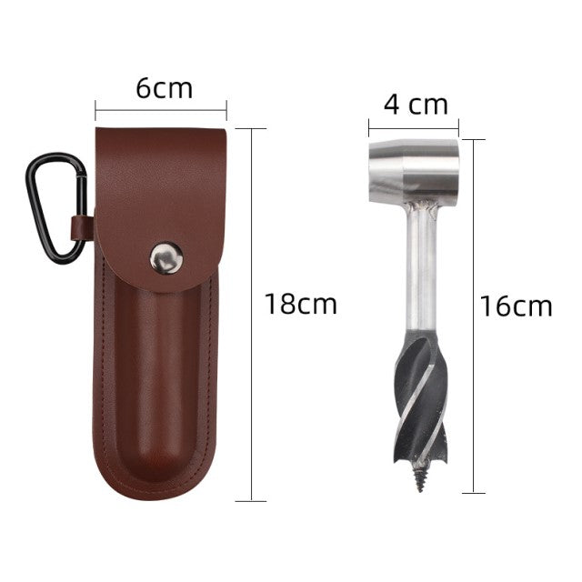 outdoor equipment : Bushcraft Handboor - Bruin in van Pantino