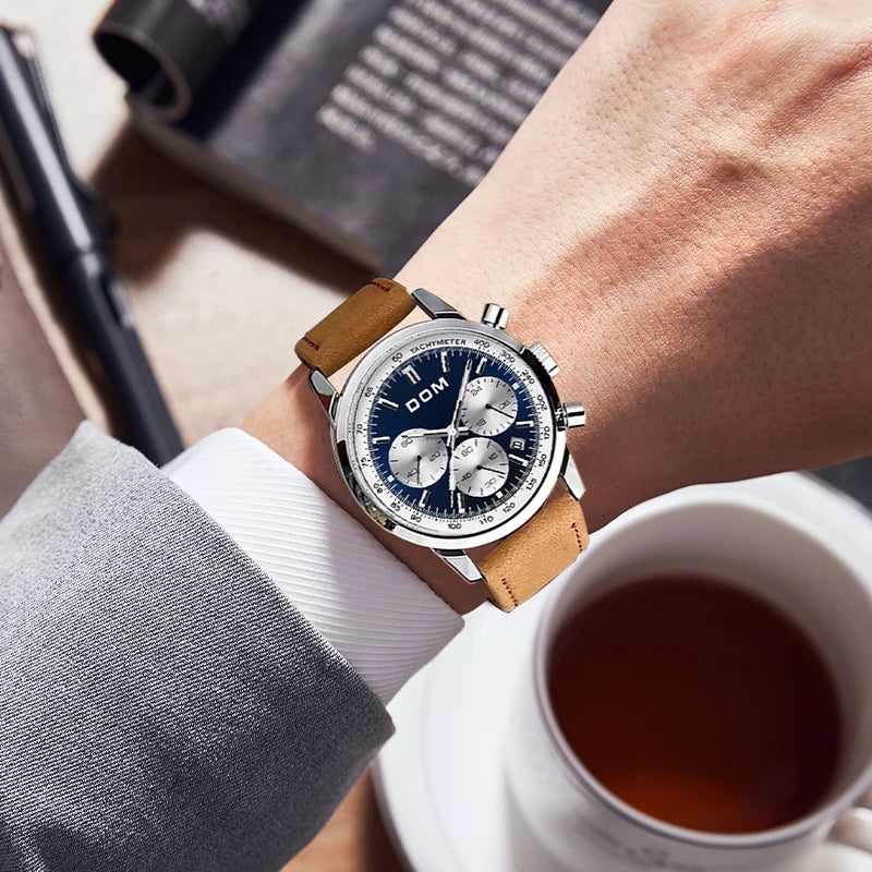 watches : Horloge Heren Bruin / Zilver - LuminousWatch - Luxe voor in van Pantino