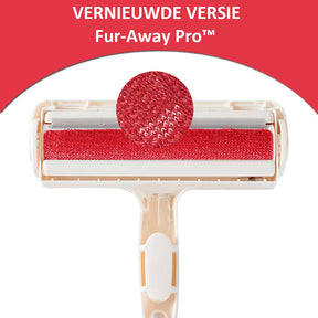 pets : Fur-Away Pro - Verwijdert Eenvoudig en Efficiënt Huisdierharen Rood in Rood van Pantino