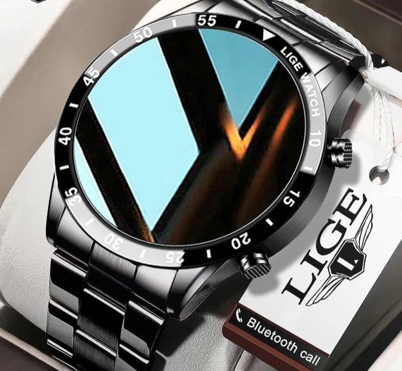 watches : Horloge Heren Zwart - Luxe Slim in van Pantino