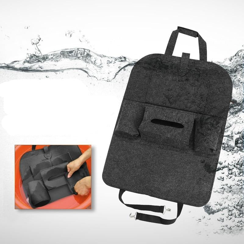 Car Seat Organizer : Auto Achterbank Opbergzak Organisator - Donker Grijs in van Pantino