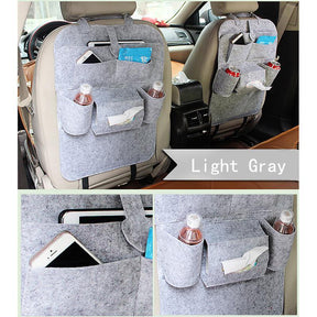 Car Seat Organizer : Auto Achterbank Opbergzak Organisator - Donker Grijs in Grijs van Pantino