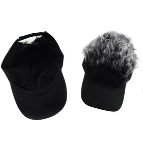 Sun Visor Cap : Flair haar Zonnevizier Cap - Grijs in van Pantino