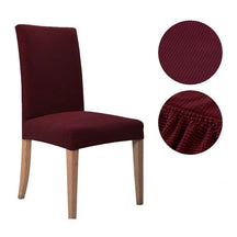 home & garden : Belleza Stoel Cover - 2-pack in Bordeaux Rood | 2 stuks van Pantino