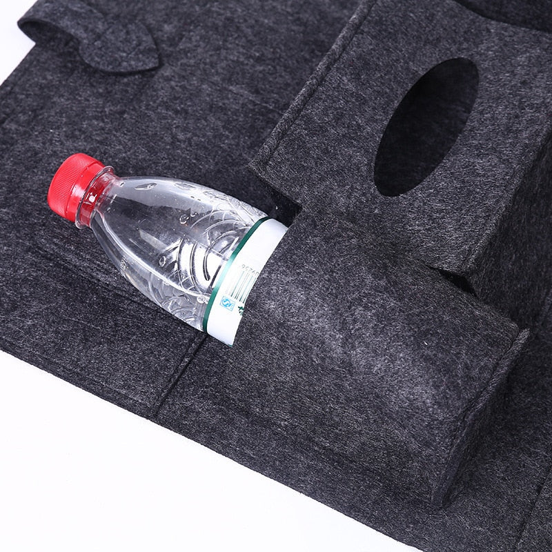 Car Seat Organizer : Auto Achterbank Opbergzak Organisator - Donker Grijs in van Pantino