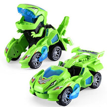 other : DinoCar - Dinosaur-Transformerende Bagdel - Blauw in Groen van Pantino