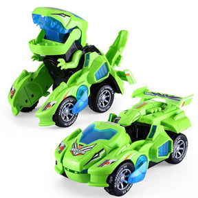 other : DinoCar - Dinosaur-Transformerende Bagdel - Blauw in Groen van Pantino