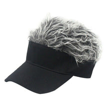 Sun Visor Cap : Flair haar Zonnevizier Cap - Grijs in Grijs van Pantino