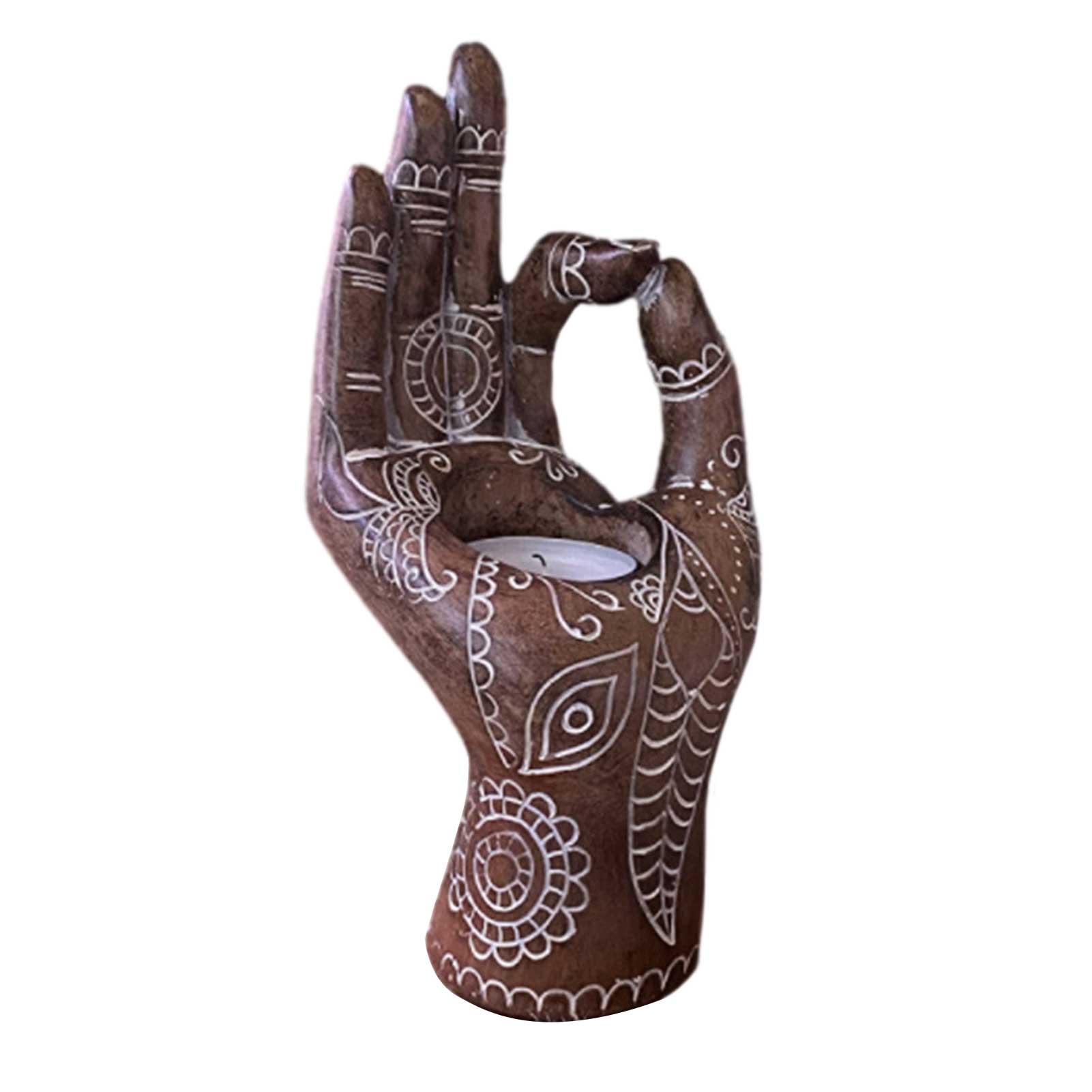 home & garden : Boeddha Hand Kaarsenhouder in van Pantino