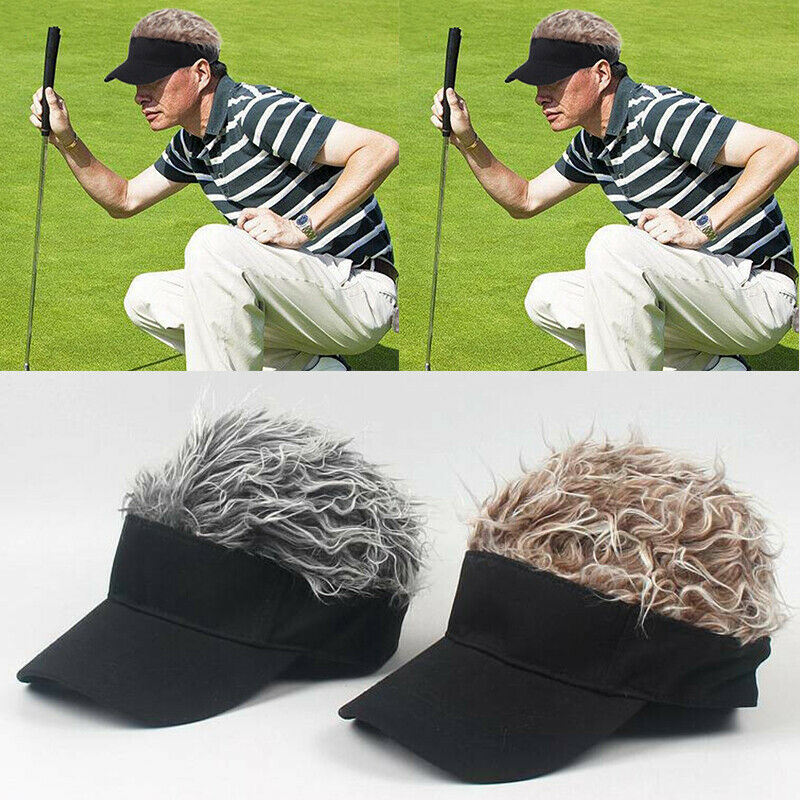Sun Visor Cap : Flair haar Zonnevizier Cap - Grijs in Bruin van Pantino