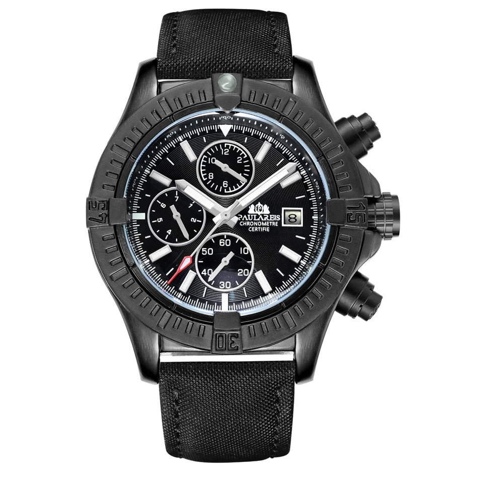 watches : Horloge Zwart - Automatisch Zelfopwindend in Zwart van Pantino