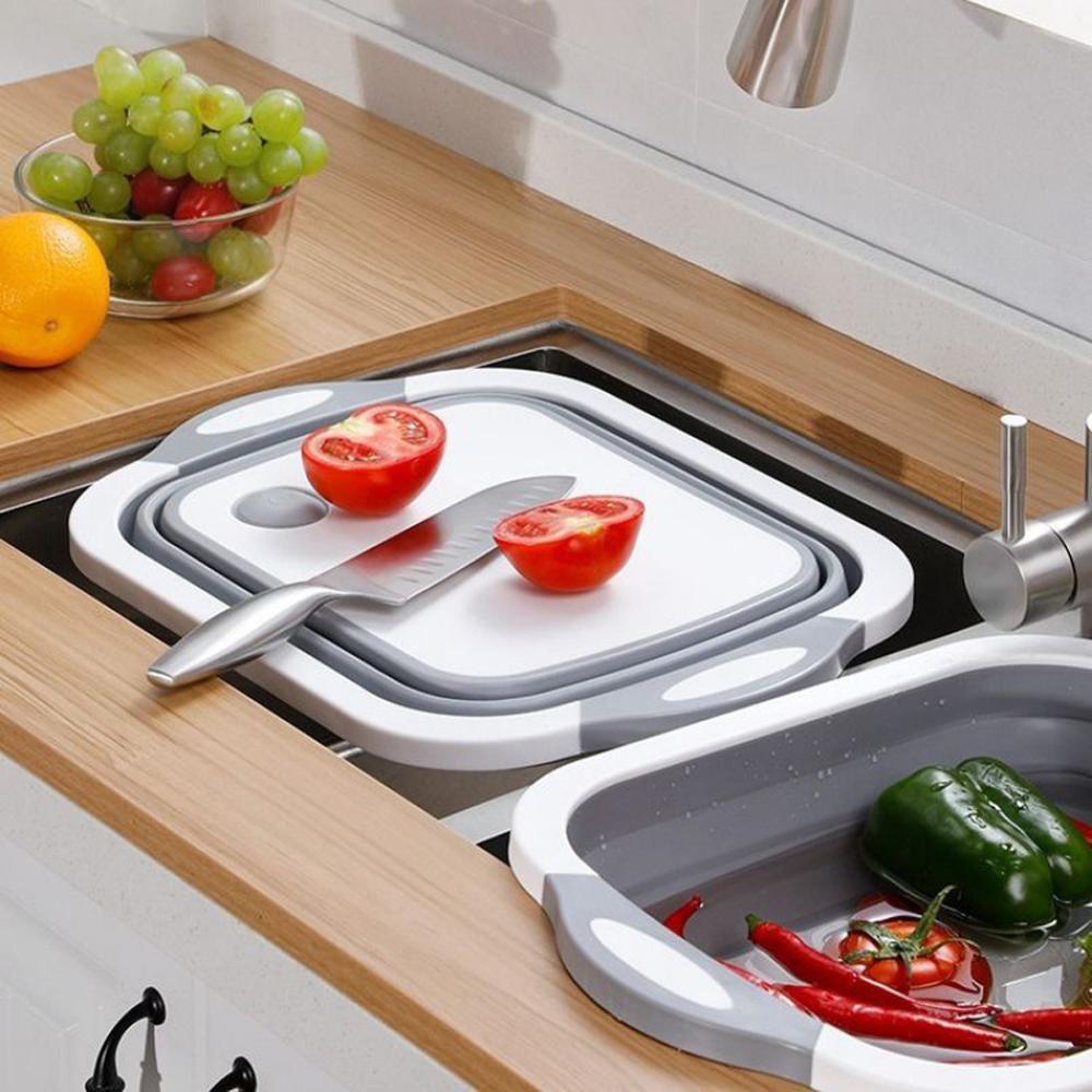 home & garden : 3-in-1 Snijplankmand Groen in van Pantino