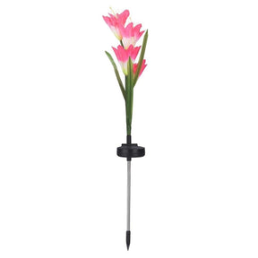 outdoor equipment : Lelie Zonne-Tuinpaal Licht - Paars in Roze van Pantino