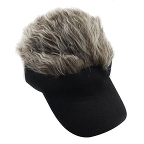 Sun Visor Cap : Flair haar Zonnevizier Cap - Grijs in van Pantino