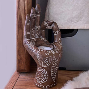 home & garden : Boeddha Hand Kaarsenhouder in van Pantino