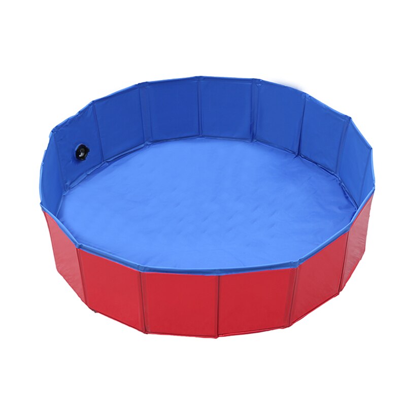 pets : Draagbaar Hondenzwembad Baby Kant - Blauw in van Pantino
