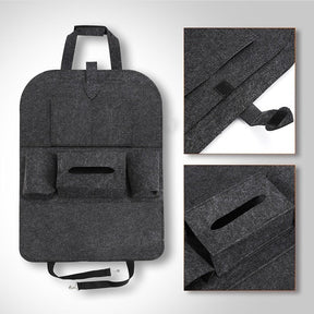 Car Seat Organizer : Auto Achterbank Opbergzak Organisator - Donker Grijs in van Pantino