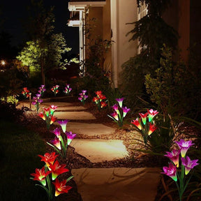 outdoor equipment : Lelie Zonne-Tuinpaal Licht - Paars in van Pantino