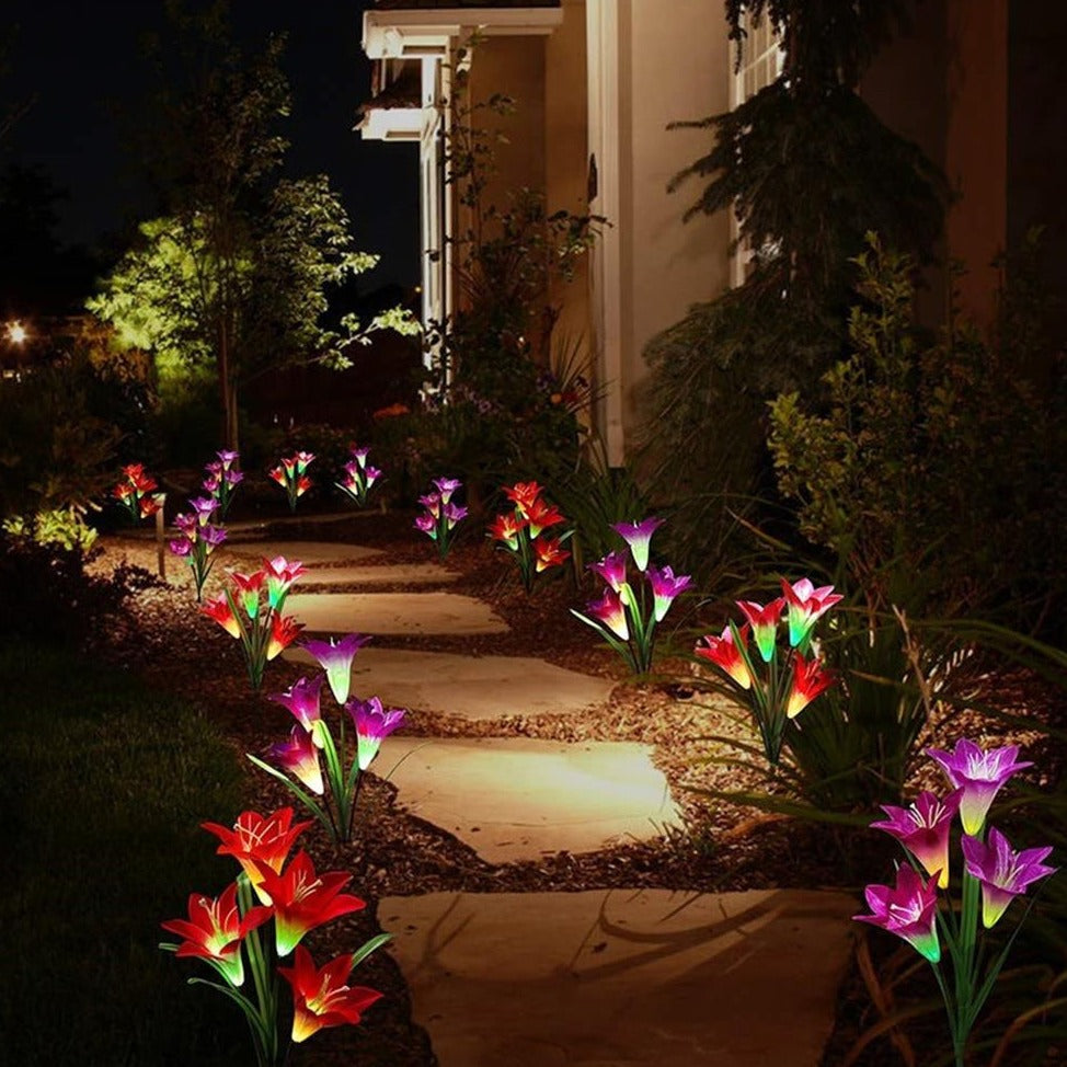 outdoor equipment : Lelie Zonne-Tuinpaal Licht - Paars in van Pantino